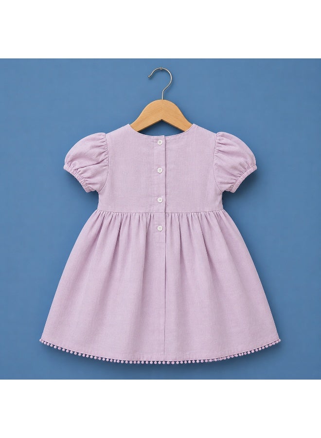 Frock wala Girl Embroidered Frock with Pockets - Image 3