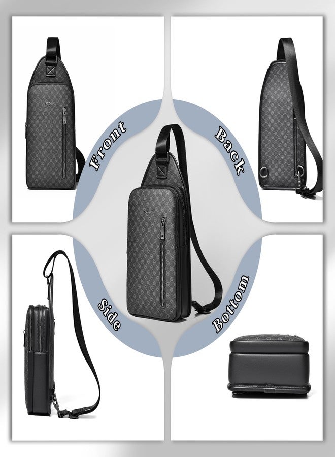 FSD.WG FSD. WG sling Backpack for Men Chest Bag Crossbody Shoulder Bags Travel Hiking Bag Purse for Men with Water Resistant - Image 3
