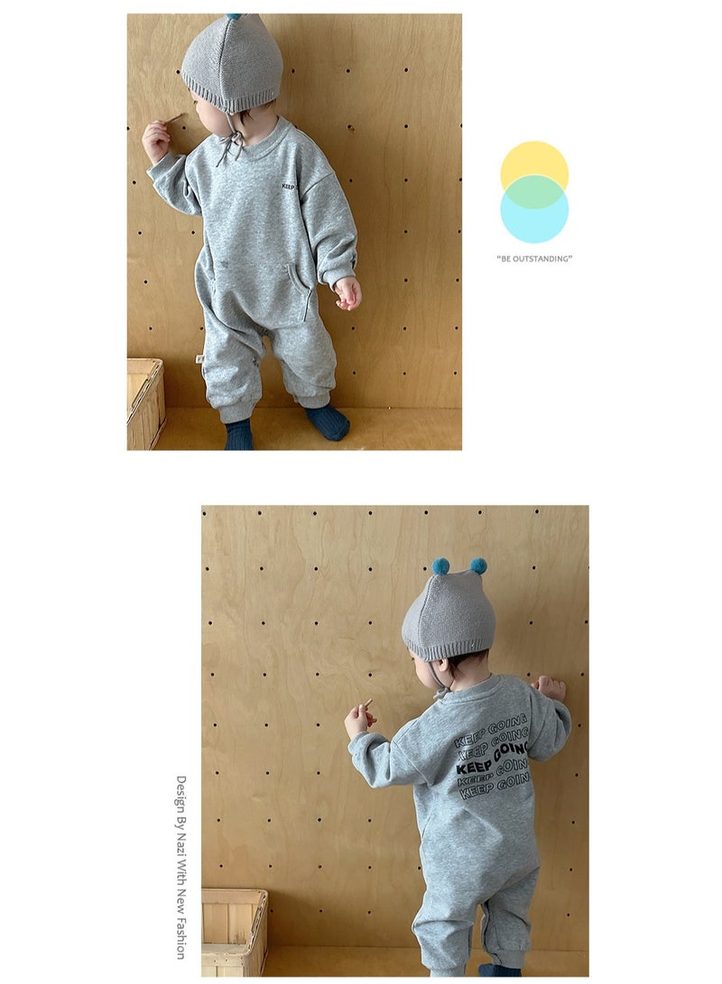 Korean style baby autumn outing clothes  - Image 3