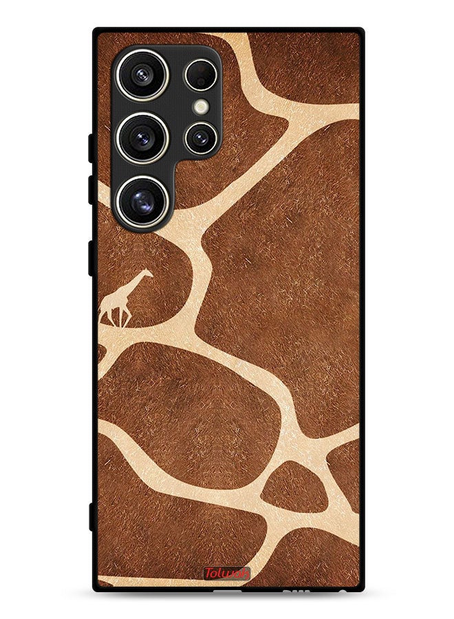 Tolwak Samsung Galaxy S24 Ultra 5G Protective Case Cover Giraffe Skin - Image 1