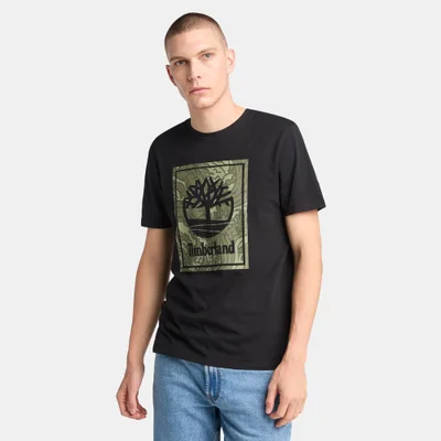 Timberland Men's Stack Camo T-Shirt