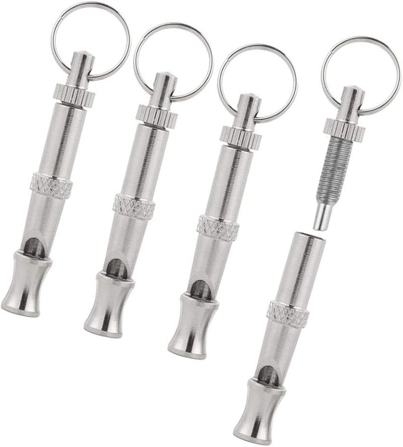 Portable Dog Whistle Keychain Stainless Steel Stop Barking Sound As Shown Color - Image 4