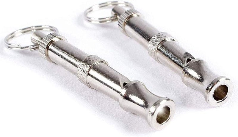 Portable Dog Whistle Keychain Stainless Steel Stop Barking Sound As Shown Color - Image 3