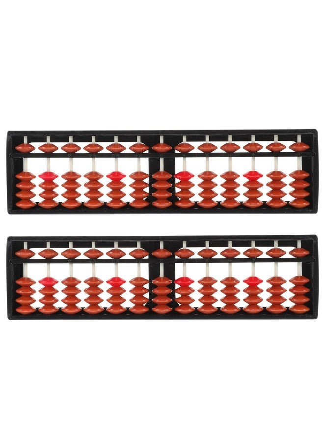 Toddmomy Abacus Soroban 13 Digits Rods 2Pcs Japanese Chinese Calculator Abacus Educational Tools Abacus Counting Tool For Kids Adults - Image 1