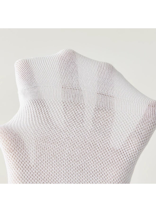 5 أزواج من جوارب الكاحل القطنية الشبكية المسامية للرجال - Image 2