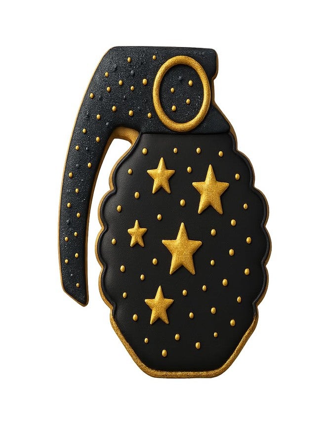 Mighty Gadget Hand Grenade Cookie Cutter - 3.5x2.68", Combat & Army Inspired Cookie Mold for Patriotic Occasions (Random Color) - Image 5
