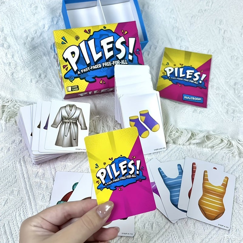 Fast Paced Clothing Layering Card Game Stylish Party Board Game For 2 To 8 Players Portable Travel Game With Color Coded Outfits For Family Valentine Carnival Mardi Gras Easter Wedding - Image 2