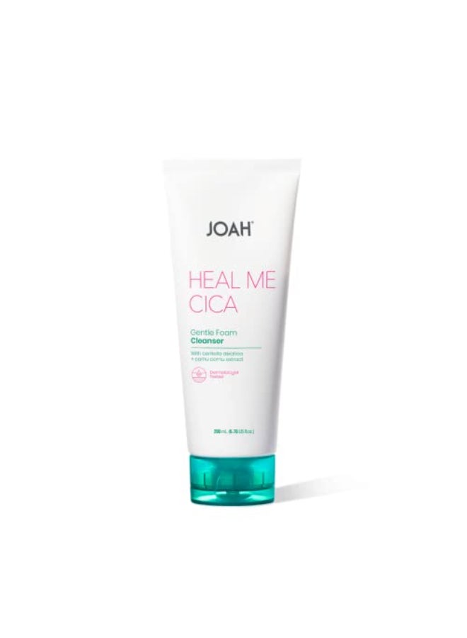 JOAH Heal Me CICA Gentle Foam Cleanser Korean Skin Care Face Wash with Centella Asiatica and Camu Camu Extract Suitable for Sensitive Skin pH Balanced CrueltyFree 676 oz White - Image 1