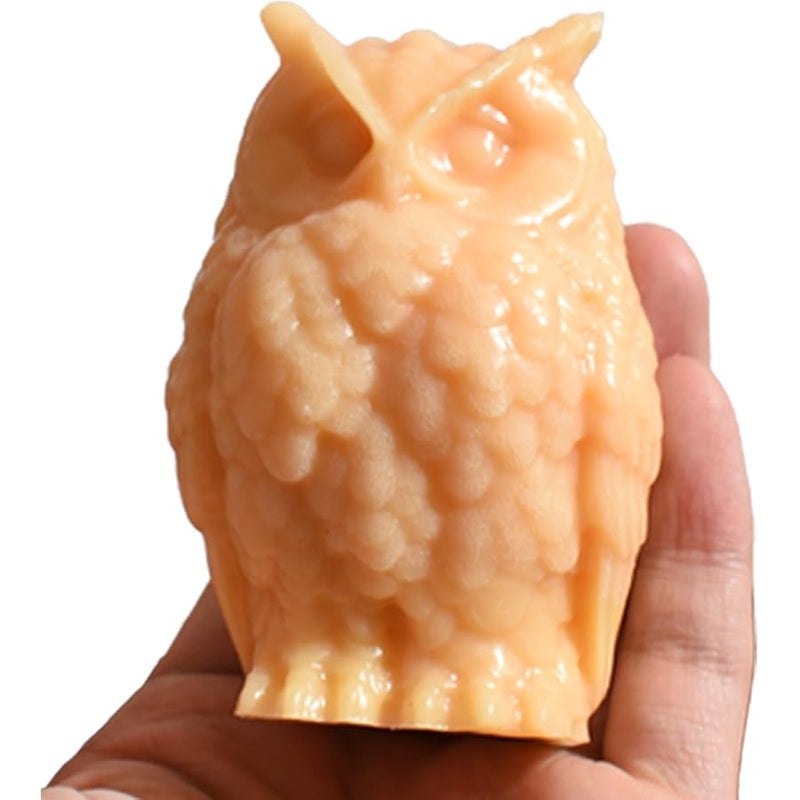 ESEENS Owl Mold Owl Candle Mold Animal Candle Mold Resin Casting Mold Resin Making Molds Silicone Mold for Candle Home Decorate Mold 3D Animal Mold Candle Making Mold - Image 2