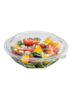 Restaurantware Restaurantware-LIDS ONLY: Basic Nature To Go Container Lids, 500 Plastic Cup Lids - Pair With 12- And 16-Ounce Containers, Plastic Lids, Clear PLA Plastic Takeaway Cup Lids, For Takeaway Orders  - Image 2