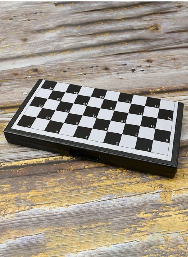 UB Magnetic Travel Checkers Board Game Set with Folding Board Family Educational Toys for Kids and Adults - Image 5