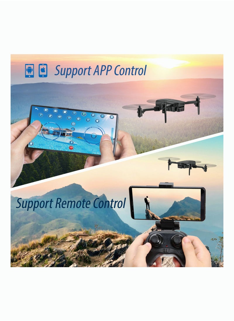 AccLoo - Drone with Camera 4K Video Recording, WiFi FPV RC Quadcopter with Trajectory Flight,3D Flips,Altitude Hold,Headless Mode,G-Sensor,One Key Return,Speed Control - Image 1