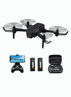 Drone with Camera 4K Video Recording, WiFi FPV RC Quadcopter with Trajectory Flight,3D Flips,Altitude Hold,Headless Mode,G-Sensor,One Key Return,Speed Control