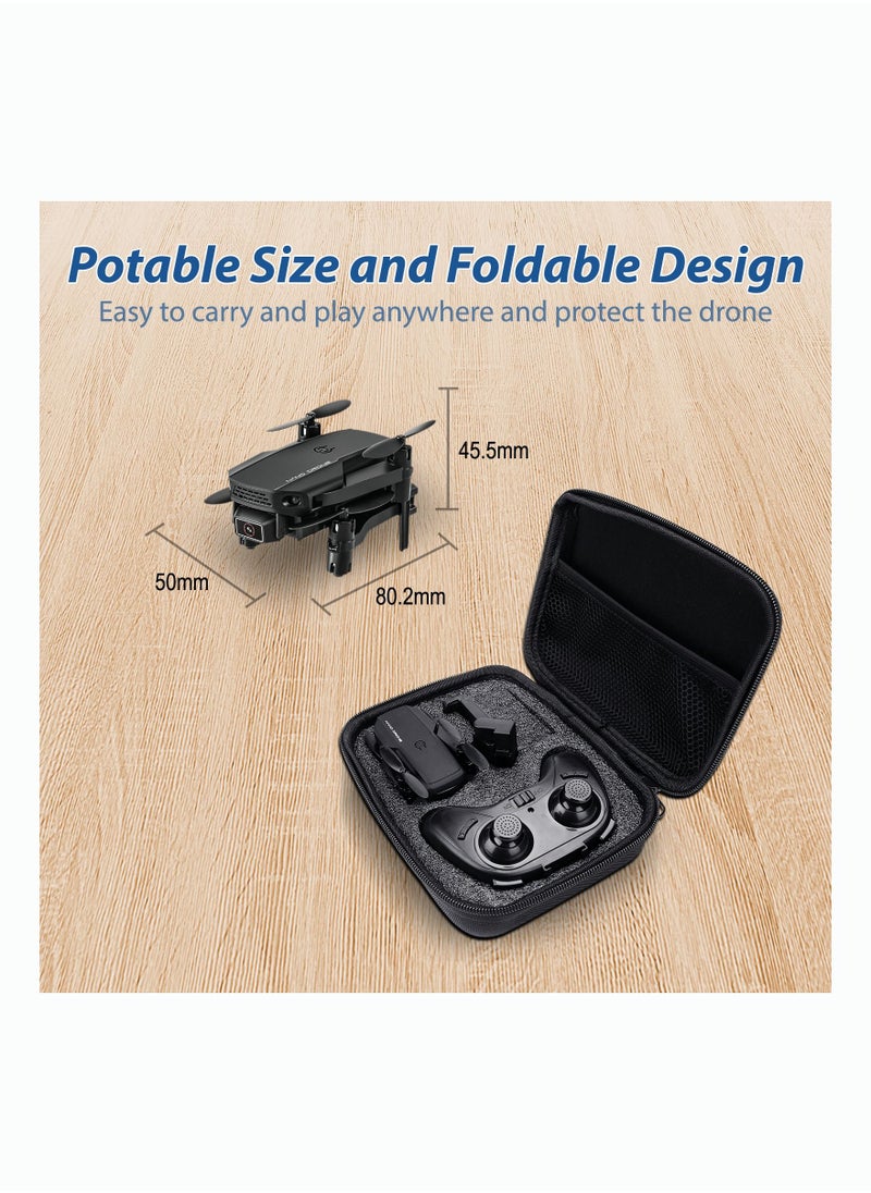 AccLoo - Drone with Camera 4K Video Recording, WiFi FPV RC Quadcopter with Trajectory Flight,3D Flips,Altitude Hold,Headless Mode,G-Sensor,One Key Return,Speed Control - Image 1