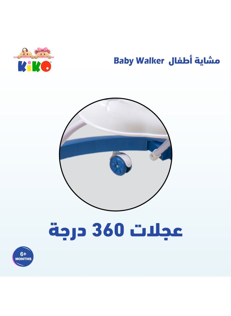 Kiko Baby Walker With Toys - Blue - Image 5