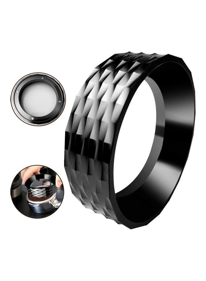 NIBEMINENT Espresso Dosing Funnel Ring Black  - Image 1