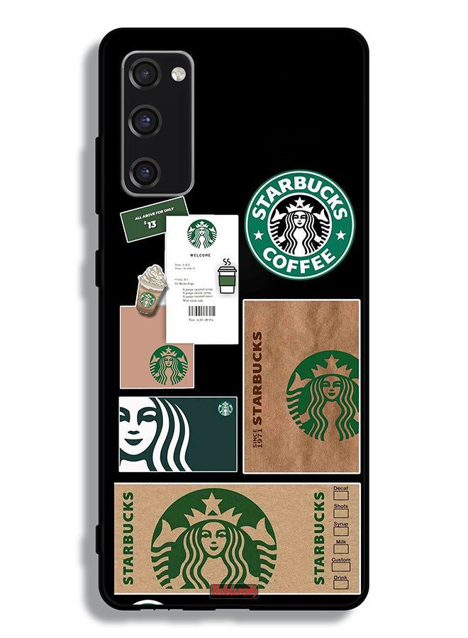 Tolwak Samsung Galaxy S20 FE 5G Protective Case Cover Starbucks Sticker - Image 2