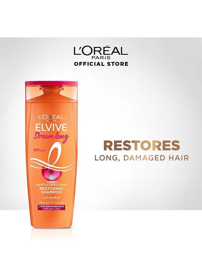 L'OREAL PARIS Elvive Dream Long Shampoo 600ml + Shampoo 400ml For Weakened Long Hair  - Image 2