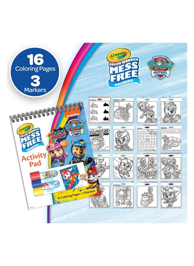 Crayola - Crayola Nickelodeon Color Wonder Bundle (3 Pack), Mess Free Coloring Set for Kids, Activity Pads & Markers, Toddler Stocking Stuffers, 3+ - Image 1