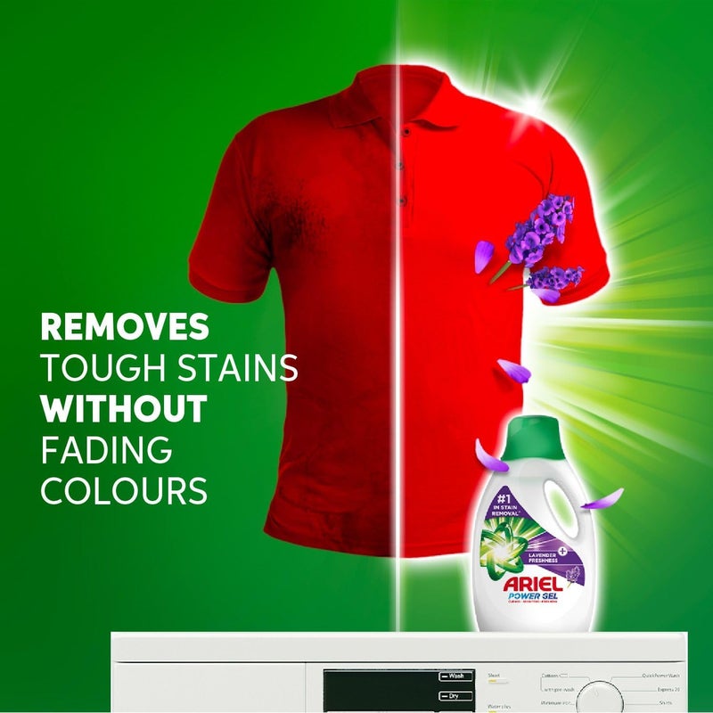 Ariel جل غسيل الملابس أرييل باللافندر، عبوة مزدوجة (2x1.8L) - Image 4