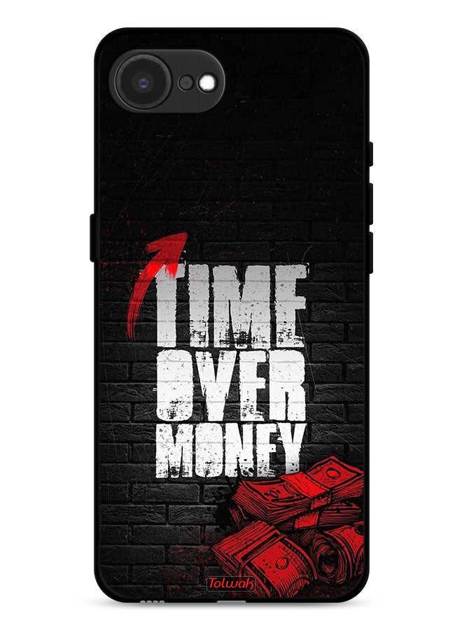 Tolwak غطاء حماية آبل آيفون 16e - الوقت أغلى من المال - Image 1