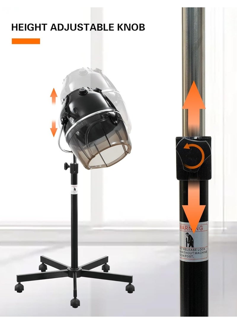 Meishida Ionic Hooded Dryer - Bonnet Sit Under Hair Dryer for Home and Salon - Professional Hair Dryer Hood with 3 Temperature Settings - Standing Hair Dryer - Image 4