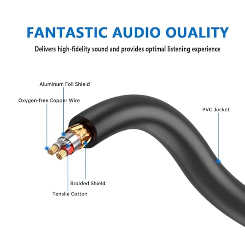 KEBILSHOP XLR Splitter Cable, 1 Female to 2 XLR Male Patch Y Cable Balanced Microphone Splitter Cord Audio Adaptor (1.4 meter) - Image 3