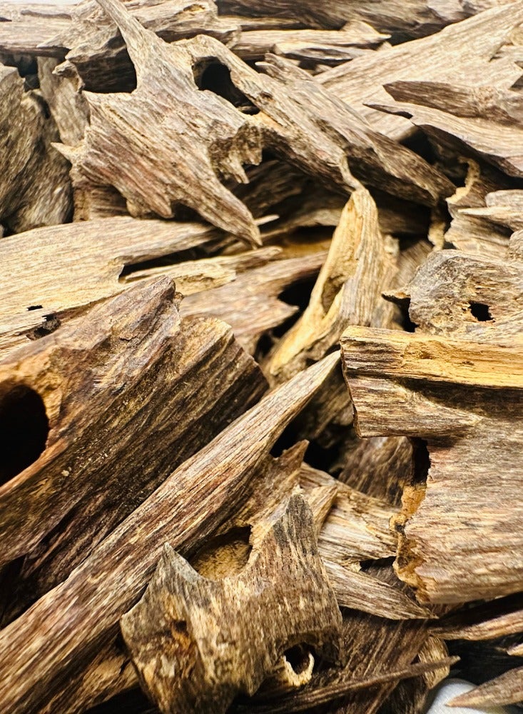 OUDY عود خشب مزدوج الوجه الهندي – عود وايلد من ناغالاند – رقائق عود طبيعية من الدرجة الممتازة - 12 جرام - Image 1