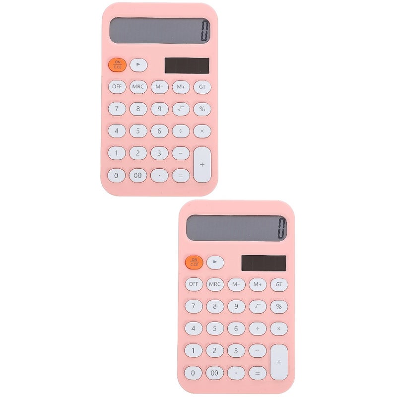 2pcs Multi-function Calculator Office Calculator Calculator Tool Office Supply - Image 1