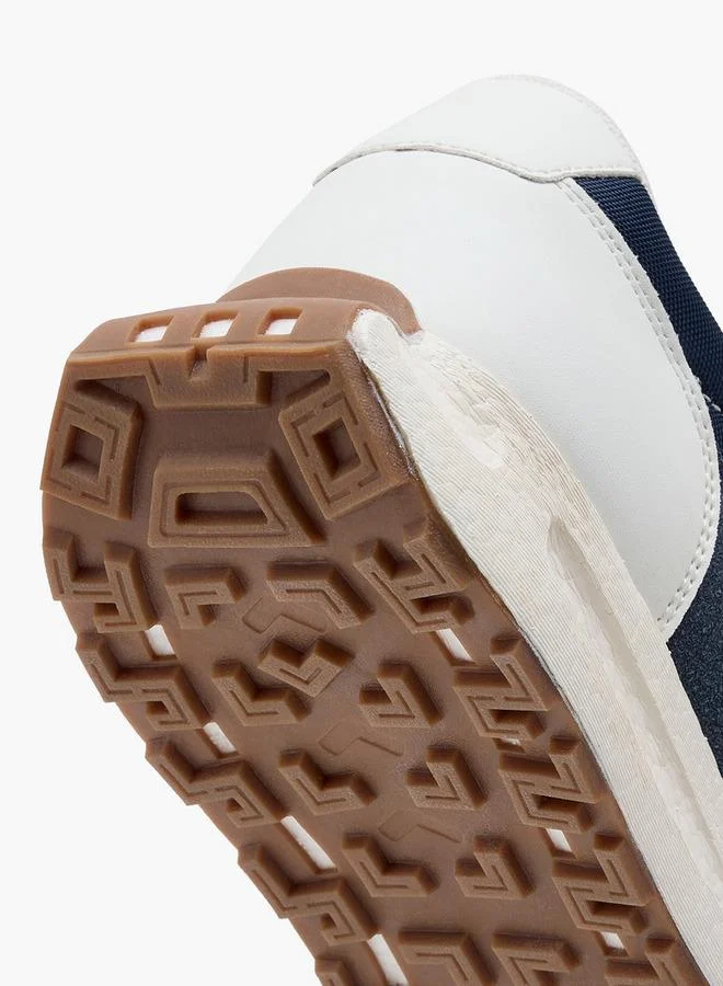 LBL by Shoexpress NAVY Men's Panelled Sneakers with Lace-Up Closure for Men | Best Price UAE