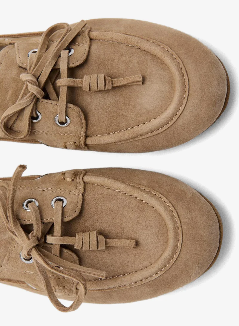 MANGO  Deck shoes with laces for Women | Best Price UAE