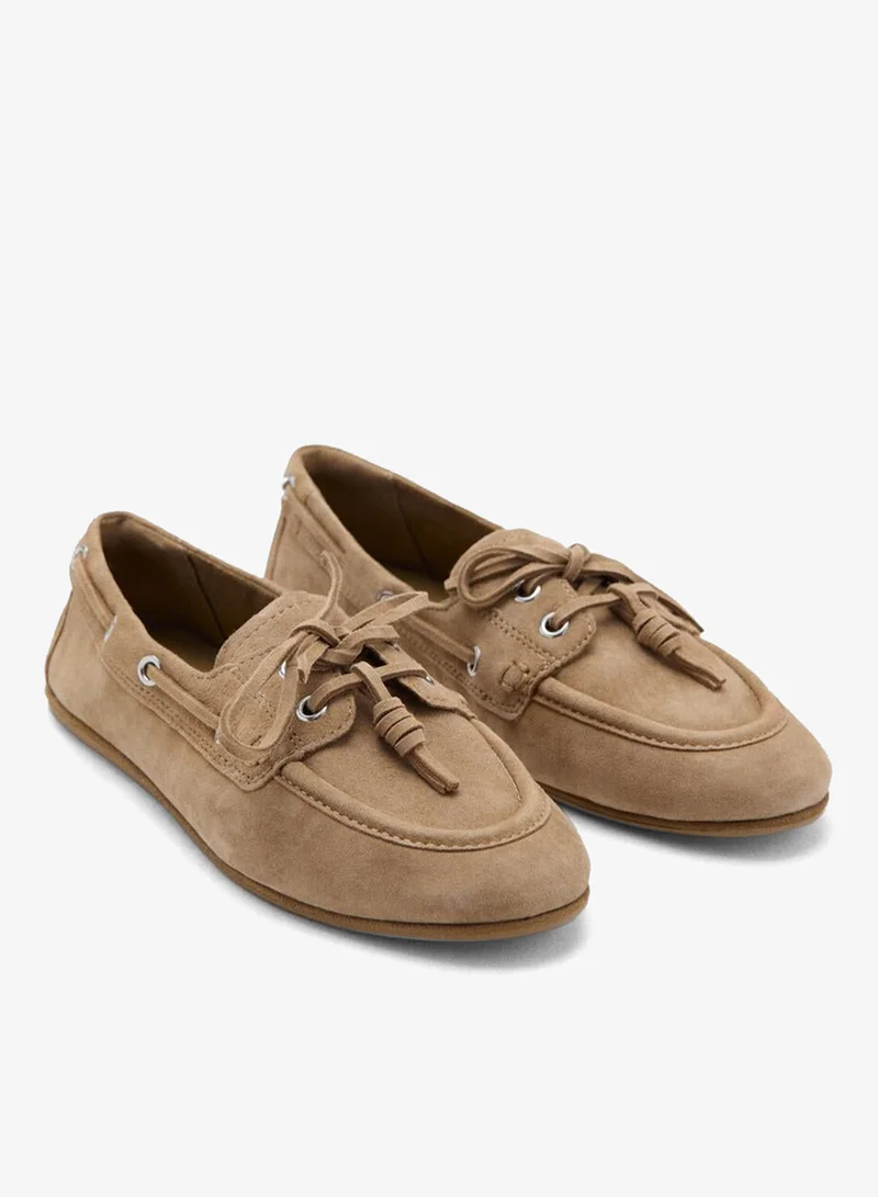 MANGO Deck shoes with laces