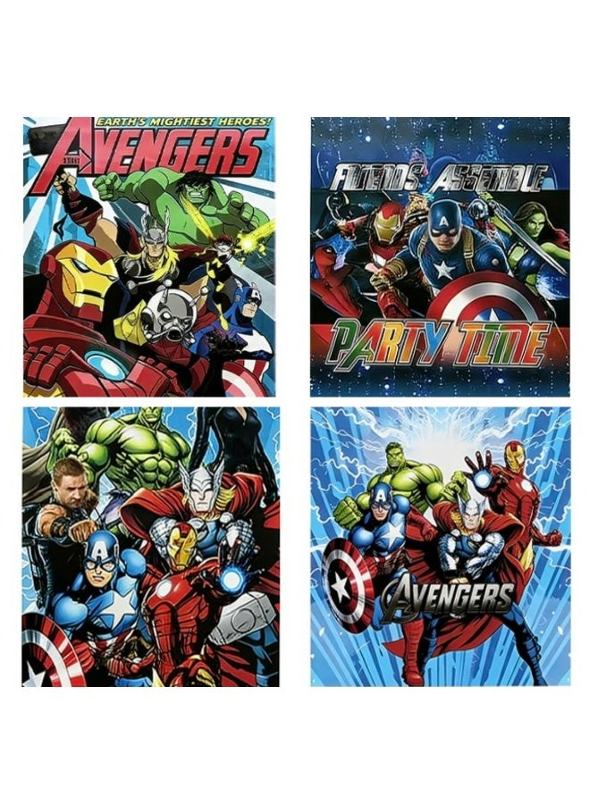 AVENGERS 20Pcs Avengers Party Favor Bags for Kids (4 Designs, 5 Each), Awesome Avengers Gift Bags with Handles, Superhero Goodie Bags for Birthday Party Candy Treat Bags, Birthday Party Decoration Supplies - Image 1