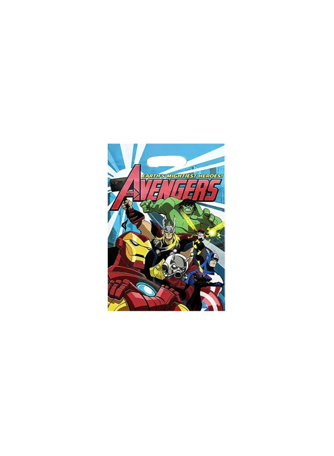 AVENGERS 20Pcs Avengers Party Favor Bags for Kids (4 Designs, 5 Each), Awesome Avengers Gift Bags with Handles, Superhero Goodie Bags for Birthday Party Candy Treat Bags, Birthday Party Decoration Supplies - Image 2