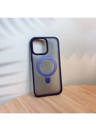 Applicable To For Iphone 16ProMax Mobile Phone Case For Iphone15 Bracket Magnetic Absorption Anti-fall Q1 Frosted Skin Feeling Fulcrum Factory-Color:Dark Night Purple-Applicable Models:For Iphone 15promax - pzsku/Z515D6EC53B13882DC092Z/45/1745919192/b4577386-0a13-44f8-9e00-bb45839de664