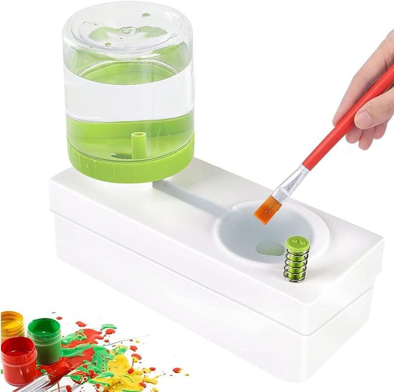 Stavae Paint Brush Cleaner Tools Brush Rinser Cup Painting Running Water Circulation Art Supplies for Acrylic Watercolor and Water Based Creative Gift for Adults Artist Beginners Kids