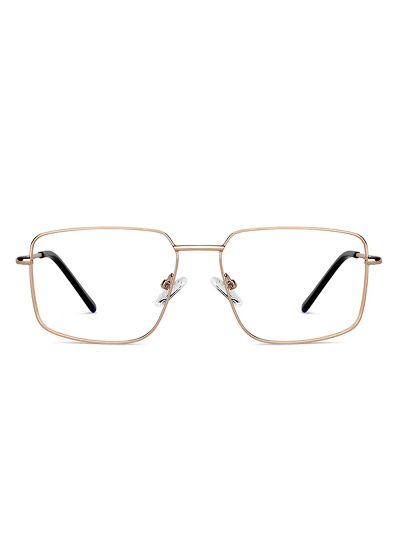 Lenskart Blu LENSKART BLU | Zero Power Blue Cut Computer Glasses | Anti Glare, Lightweight & Blocks Harmful Rays | UV Protection Specs | Men & Women | Medium | LB E14483
