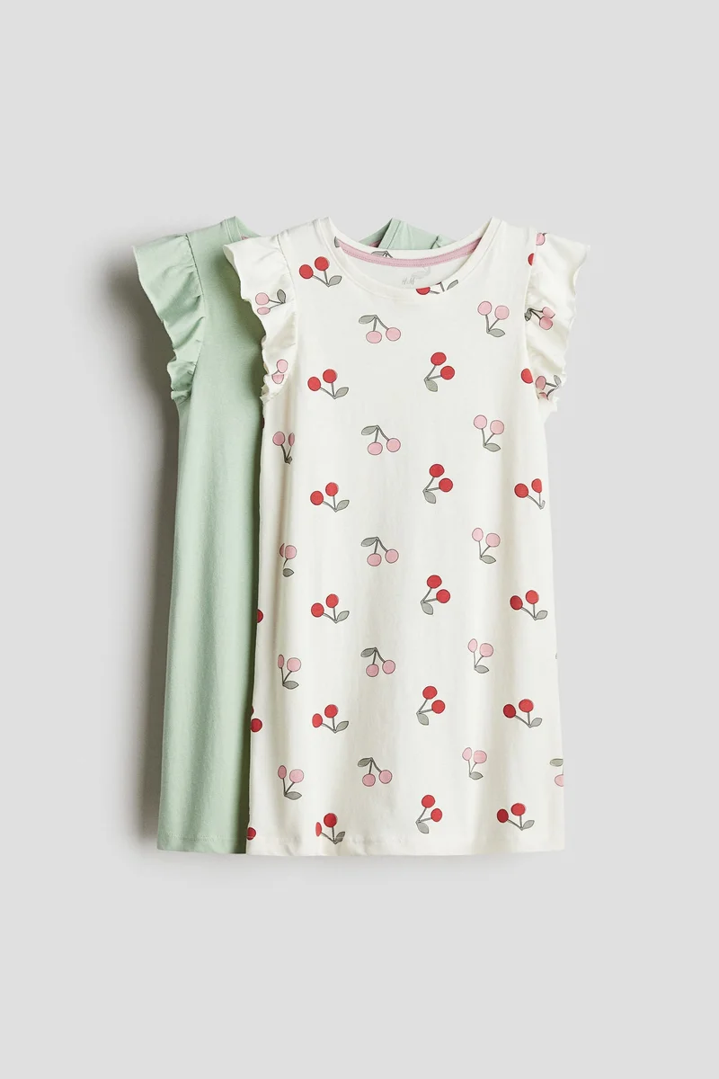 H&M 2-pack cotton nightdresses