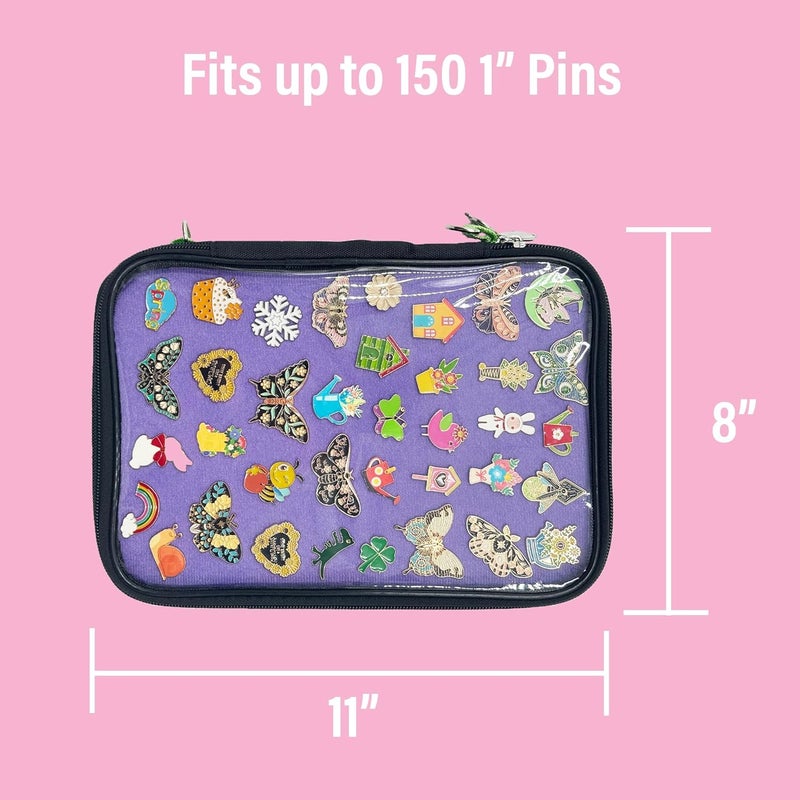 PinFolio Store Show Pin Display Bag, Lightweight Pin Book Designed for Storage & Easy Trading Up to 150 1-Inch Enamel Pins - Image 5