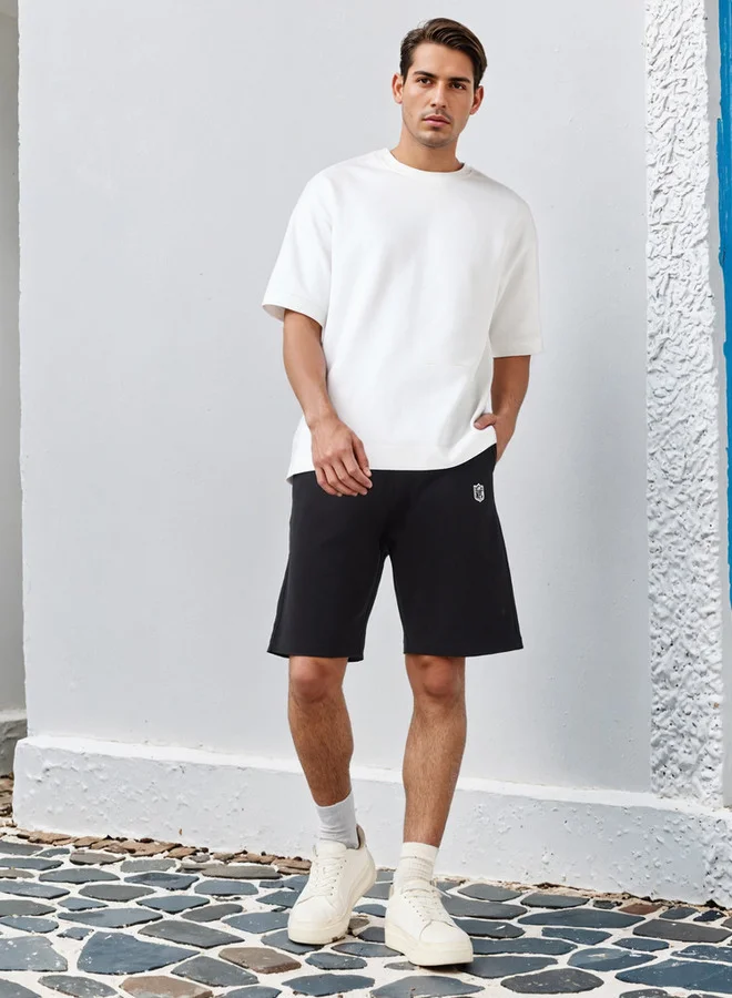 SP Characters NFL Applique Relaxed Fit Shorts with Pockets