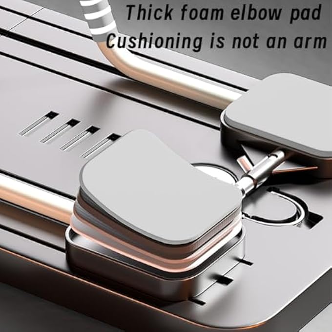 rayihni جهاز تمرين البطن: عجلة بطنية متعددة الوظائف مع ارتداد تلقائي - معدات لياقة بدنية قابلة للطي للتمارين المنزلية، لوحة دفع للتمرين على القوة - Image 5