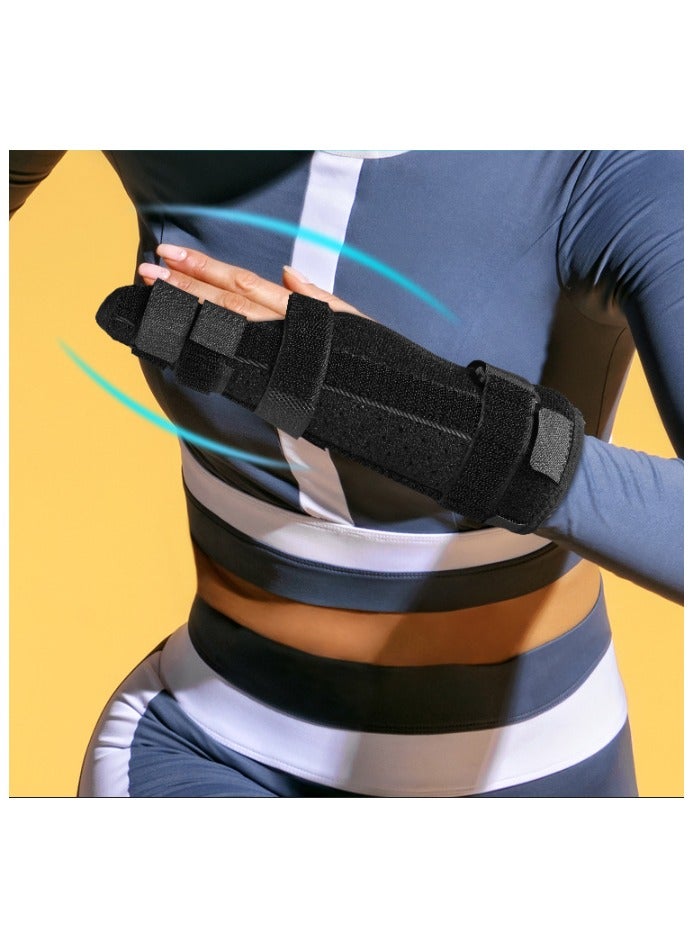 Finger Splint Brace Adjustable Finger Brace for Straightening Arthritis Sprains Pain Relief Metacarpal Splint for 4th or 5th Finger M Size - Image 5