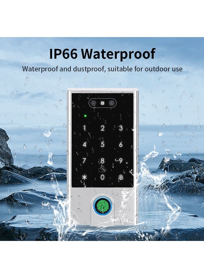 تويا فتح ببصمة الوجه للأبواب الخارجية أكسس كنترول يدعم الوايفاي ٥ طرق دخول ذكية - Image 4