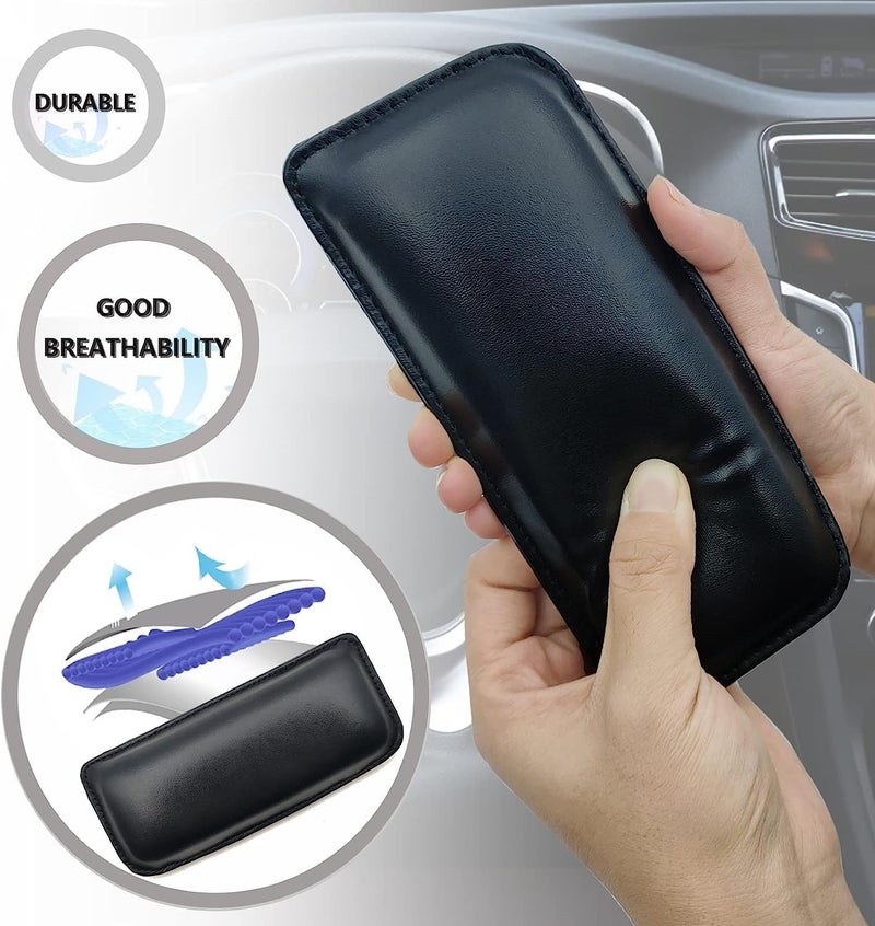 RUNMAY2 Pack Knee Cushion Soft Pad For Leather Auto Center Console, Car Foot Care Knee Cover Thigh Support Comfort Elastic Pillow Car Interior Accessories - Image 5