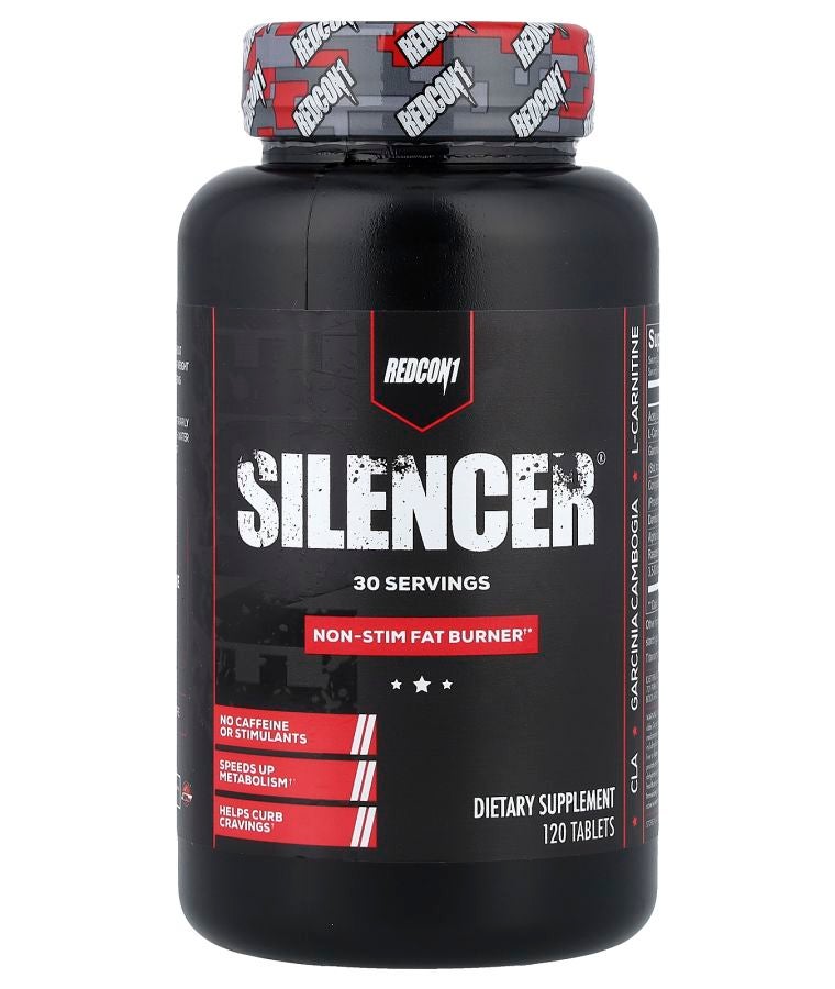 REDCON1 Silencer® Non-Stim Fat Burner 120 Tablets