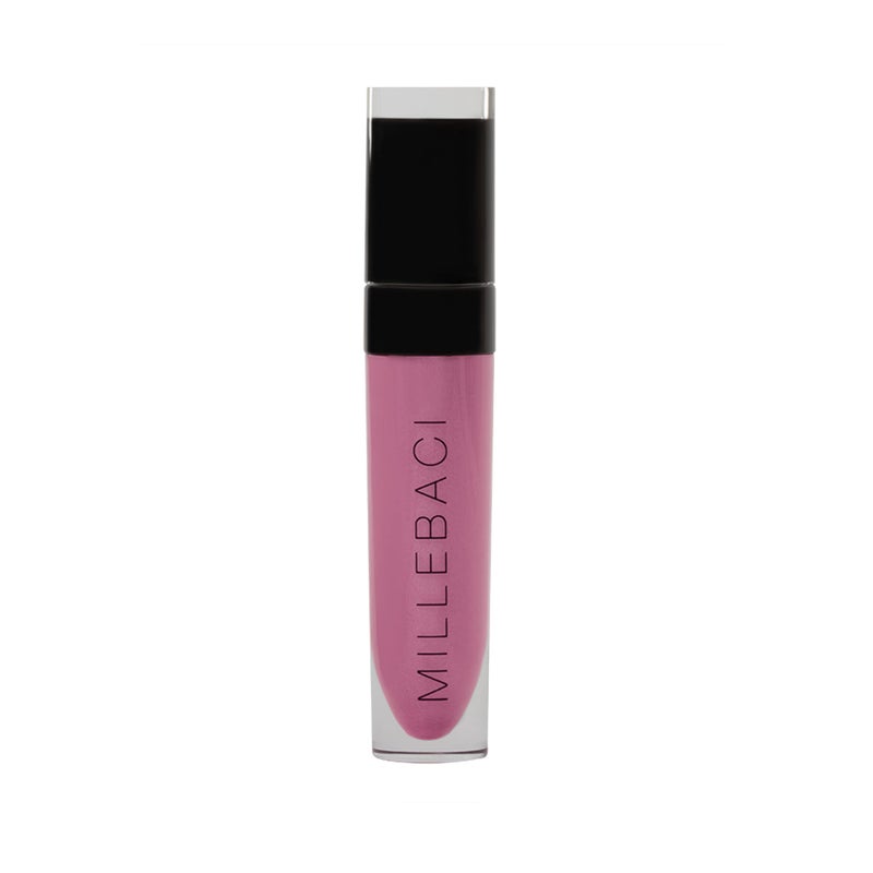 Nouba Millebaci Long Lasting Liquid Lipstick Pink, Lustrous Moisturizing Creamy Formula with Vitamin E Intense Color Pigment High Impact Makeup Lip Cream Color Stick Balm For Women (Color 1) - Image 1