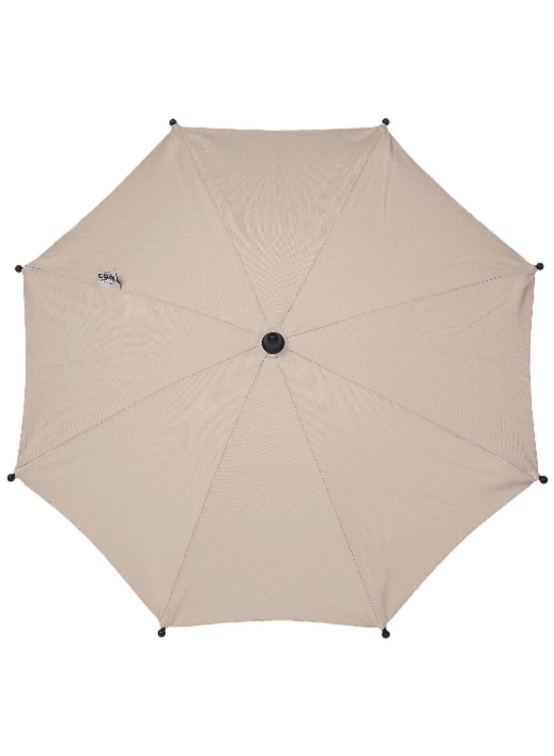 cam حامل مظلة عربة الأطفال من بارسول بيبي مع مشبك، متوافق مع حماية الطفل/الرضيع/الطفل الصغير، مقاوم للمطر، مقاوم للماء حتى عمر 0-36 شهرًا - بيج - Image 1