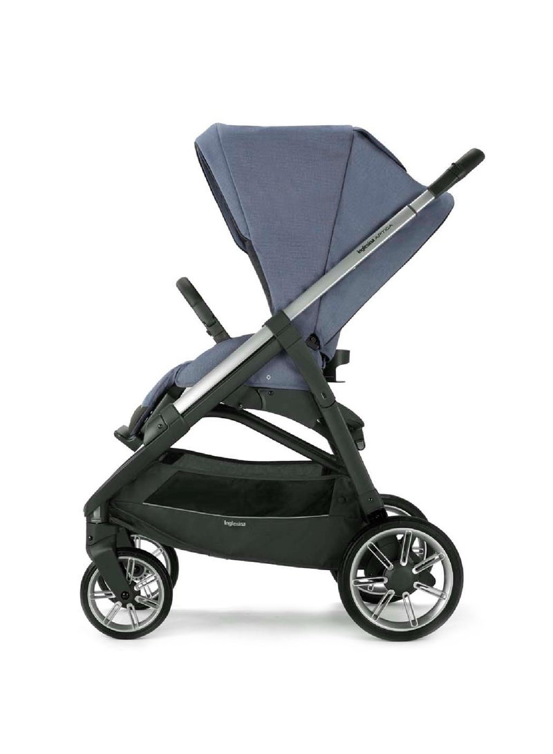 Inglesina Aptica Stroller | Reversible Seat, Smooth Ride, Adjustable Recline & Protective Footrest | Lightweight Foldable Baby Stroller, Travel Trolley for 0-3 Years - Image 3