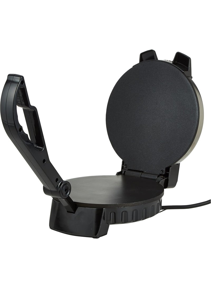 8 Inch Nonstick Roti Chapati Maker Electric Flatbread Tortilla Maker with Adjustable Temperature Easy Clean Plates 900W Compact Design - Image 2