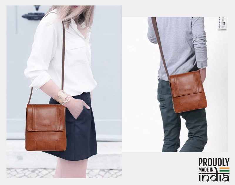 ROLEXO Men's Synthetic Leather Casual Crossbody/Sling Bag - Image 5